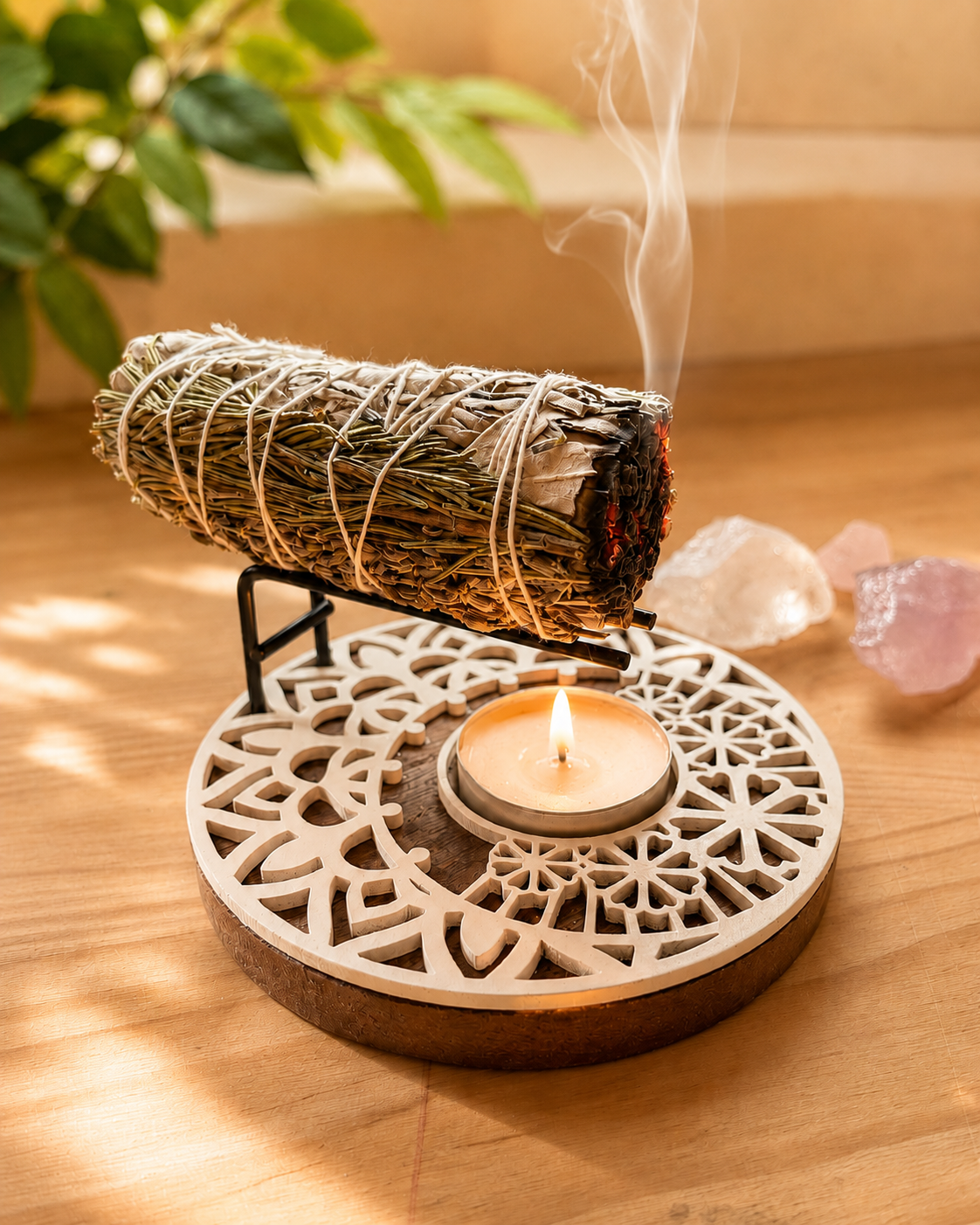 Quemador de Palo Santo y Ataditos de Hiervas