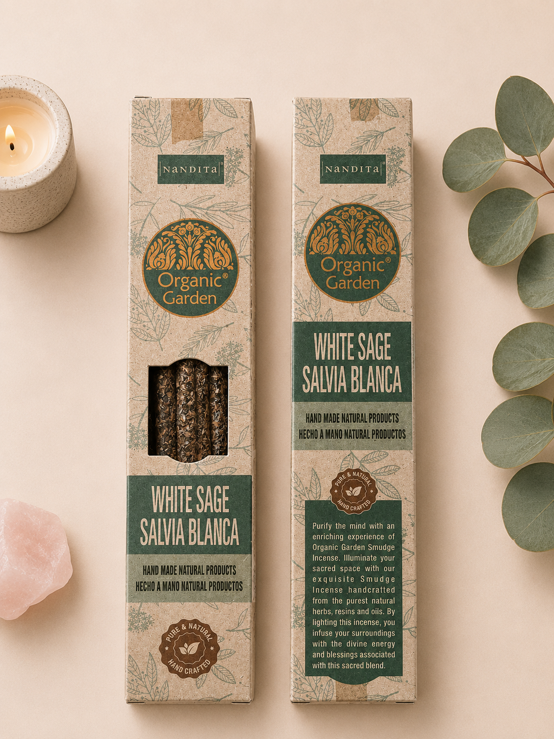 Incienso Organic Garden Salvia Blanca