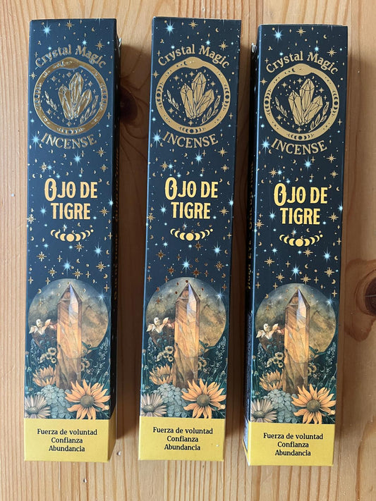 Incienso Crystal Magic Ojo de Tigre