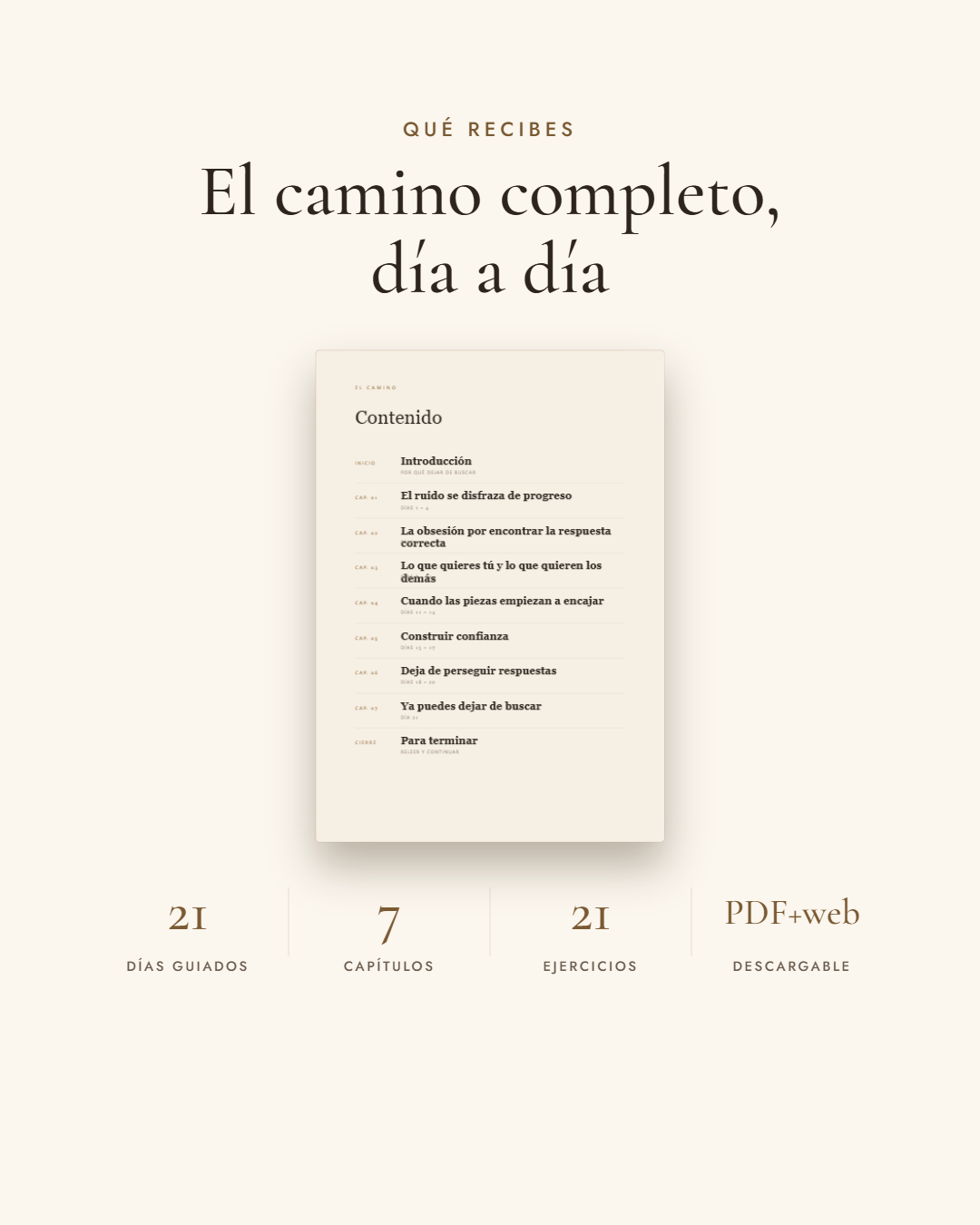 Deja de Buscar – Ebook + 5 Bonus