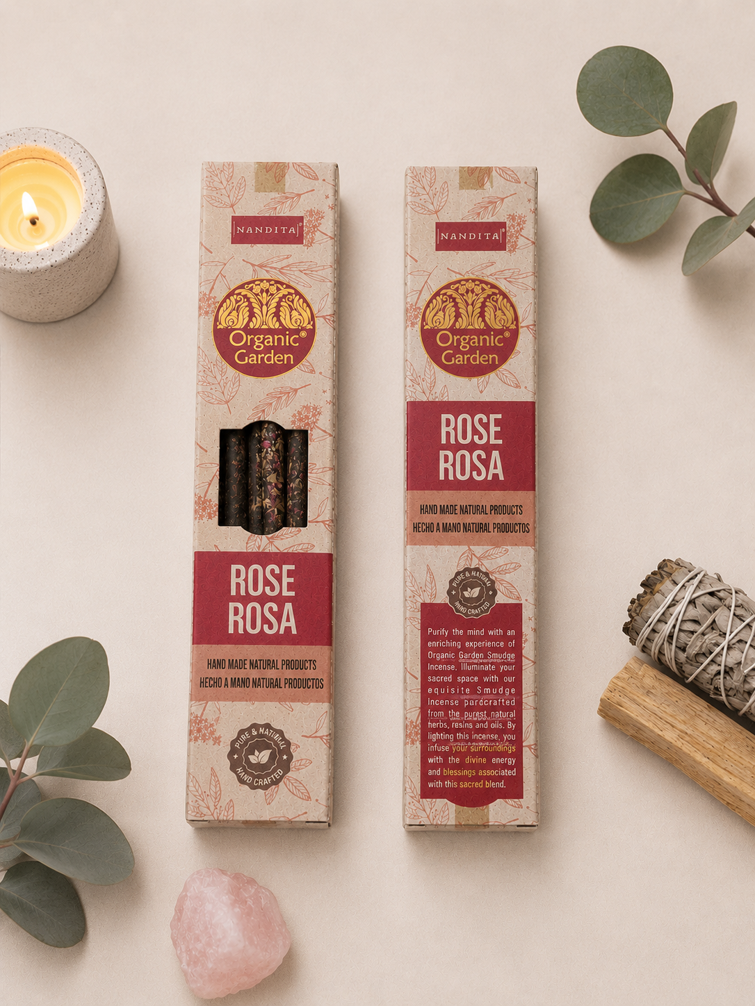 Incenso Organic Garden Rosa