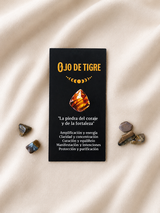 Incienso Crystal Magic Ojo de Tigre | Fuerza de voluntad - Confianza - Abundancia