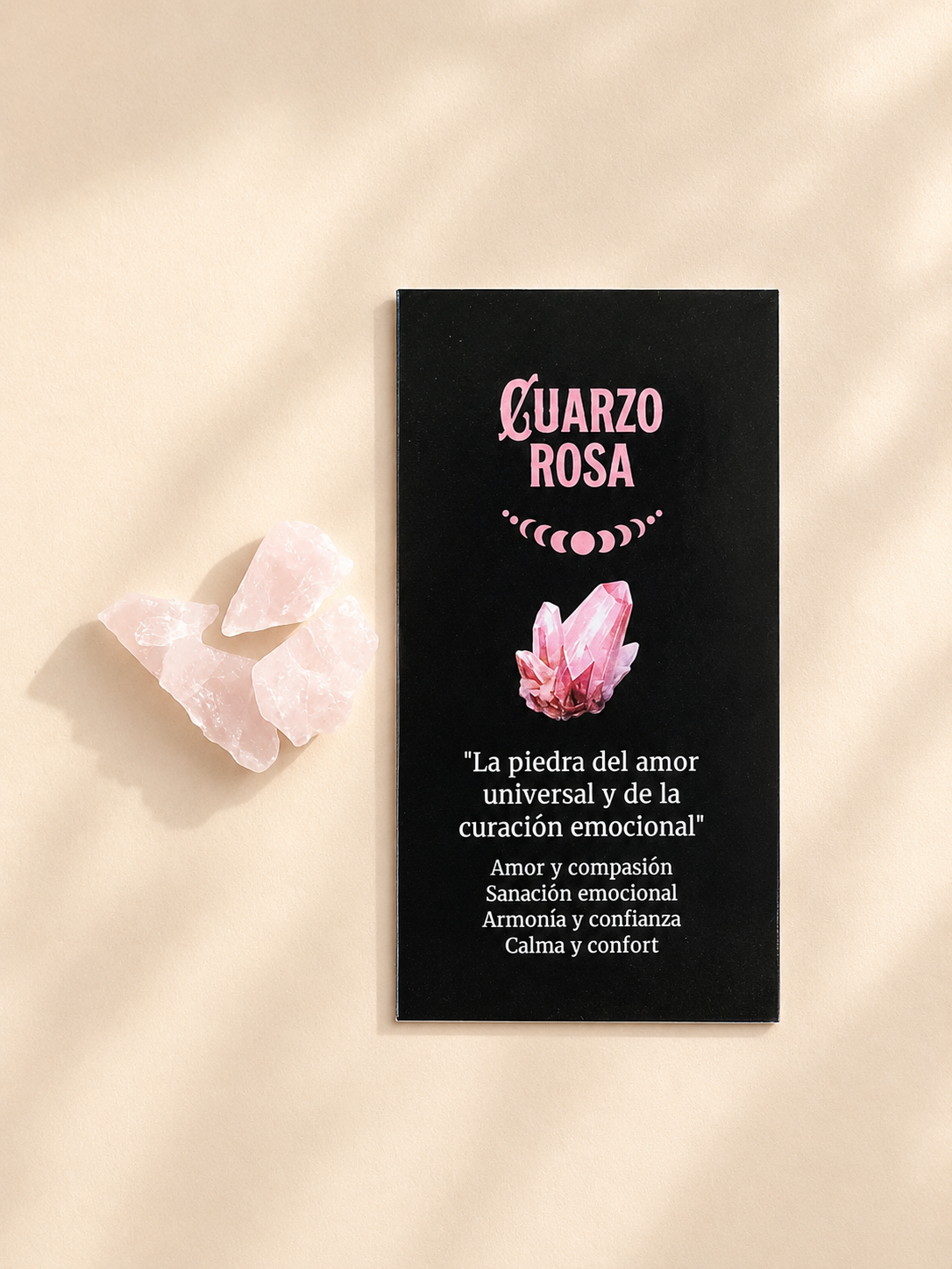 Incienso Crystal Magic Cuarzo Rosa | Sanación emocional - Relación saludable - Amor propio